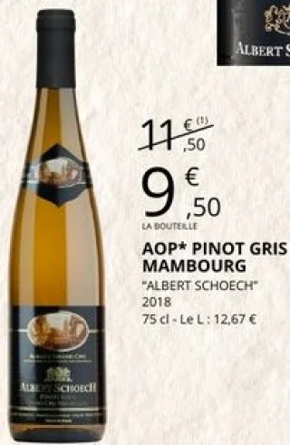 AOP* Pinot Gris Mambourg Albert Schoech