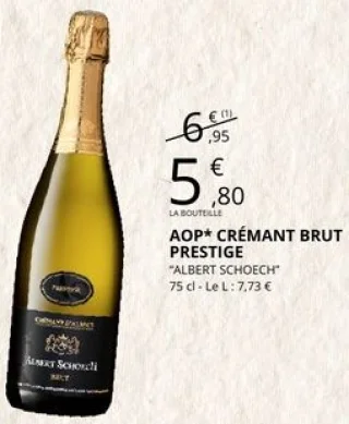 AOP* Crémant Brut Prestige Albert Schoech