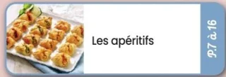 Les apéritifs