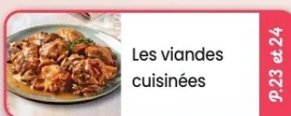Les viandes cuisinées