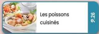 Les poissons cuisinés