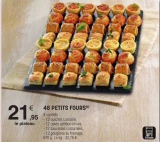 48 Petits fours