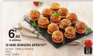 12 Mini-Burgers Apéritif