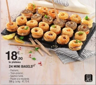 24 Mini bagels