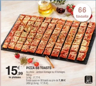 Pizza 66 toasts