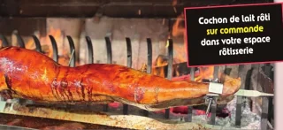 Cochon de lait rôti sur commande