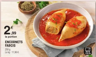 Encornets farcis
