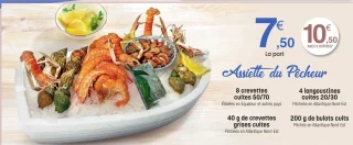 Plateau de fruits de mer Assiette du Pêcheur