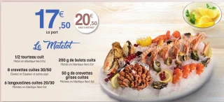 Plateau de fruits de mer Le Matelot