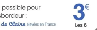 6 huîtres n°3 Fines de Claire