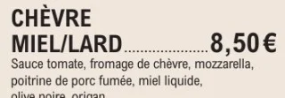 Pizza Chèvre Miel/Lard E.Leclerc