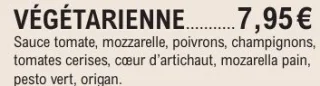 Pizza Végétarienne E.Leclerc