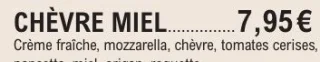 Pizza Chèvre Miel E.Leclerc