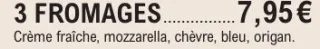 Pizza 3 Fromages E.Leclerc