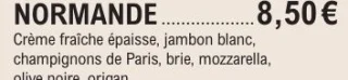 Pizza Normande E.Leclerc