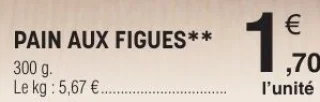 Pain aux figues