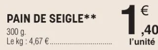 Pain de seigle
