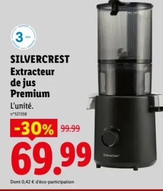 Extracteur de jus Premium SILVERCREST