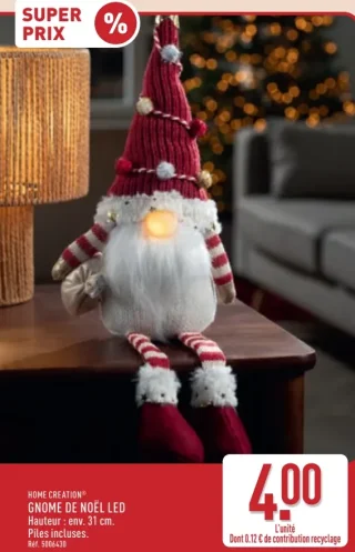 Gnome de Noël LED Home Creation
