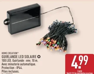 Guirlande LED solaire Home Creation