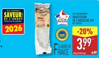 PAYS GOURMAND® Saucisson de l'Ardèche IGP