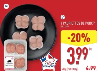 4 Paupiettes de porc