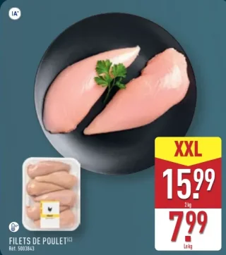 Filets de poulet XXL
