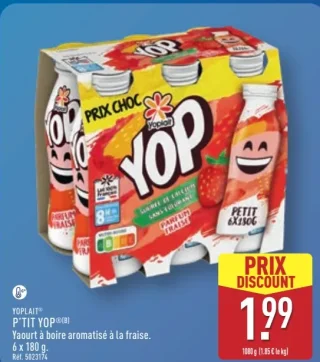 Yaourt à boire P'tit Yop Yoplait