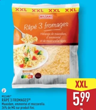 Râpé 3 fromages Milsani