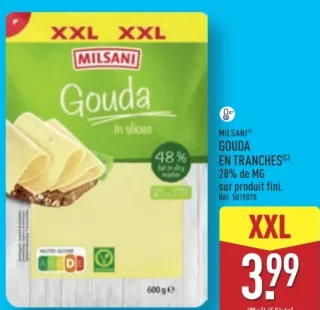 Gouda en tranches Milsani