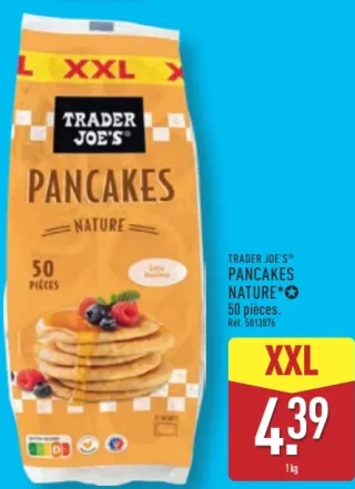 Trader Joe's Pancakes Nature 50 pièces