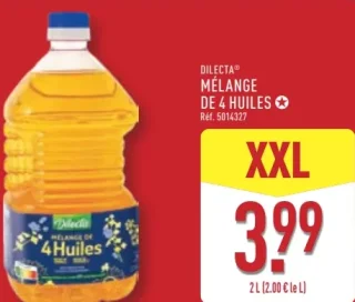 Mélange de 4 huiles Dilecta