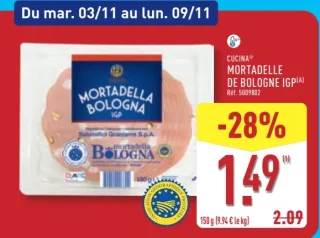 Mortadelle de Bologne IGP Cucina