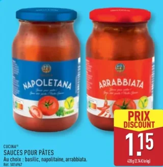 Cucina Sauces pour pâtes