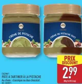 Cucina Pâte à tartiner à la pistache