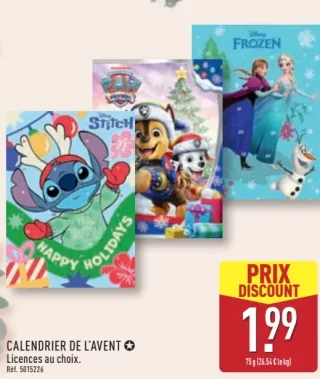 Calendrier de l'Avent Licences au choix