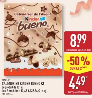 CALENDRIER KINDER BUENO Kinder®