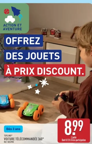 Voiture télécommandée 360° Toylino