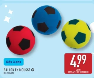 Ballon en mousse