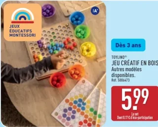 Jeu créatif en bois Toylino