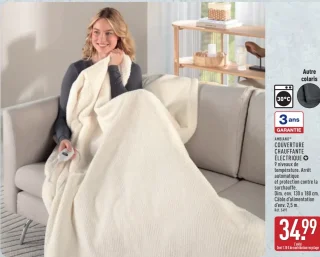Couverture chauffante électrique Ambiano