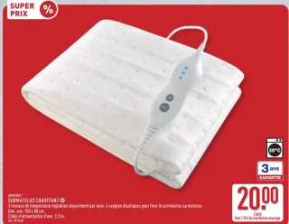 Surmatelas chauffant Ambiano