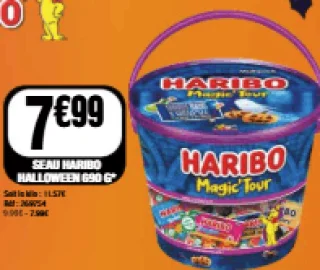 Seau Haribo Halloween Magic' Tour 690 g