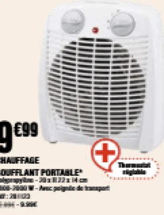 CHAUFFAGE SOUFFLANT PORTABLE