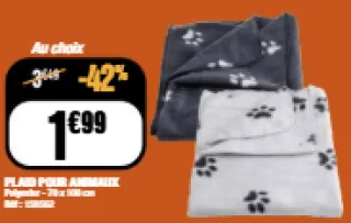 PLAID POUR ANIMAUX