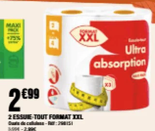 2 ESSUIE-TOUT FORMAT XXL