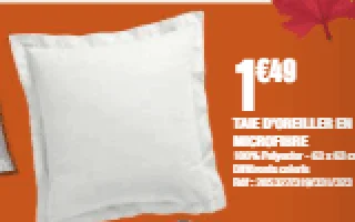 Taie d'oreiller en microfibre Kokoon