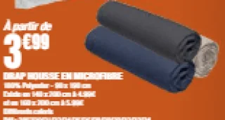 Drap housse en microfibre Kokoon