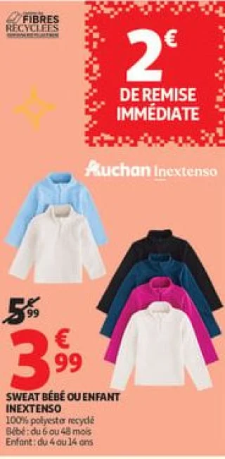Sweat bébé ou enfant inextenso
