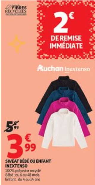 Sweat enfant inextenso